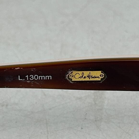 Cole Haan Ch900 Eyeglasses Topaz Unisex Adult Brown Metal Half‎ Rim 53-17-130mm - Picture 11 of 13